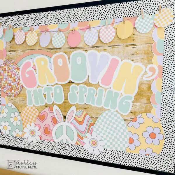 Retro Spring Bulletin Board Bundle Retro Spring Bulletin Board Bundle