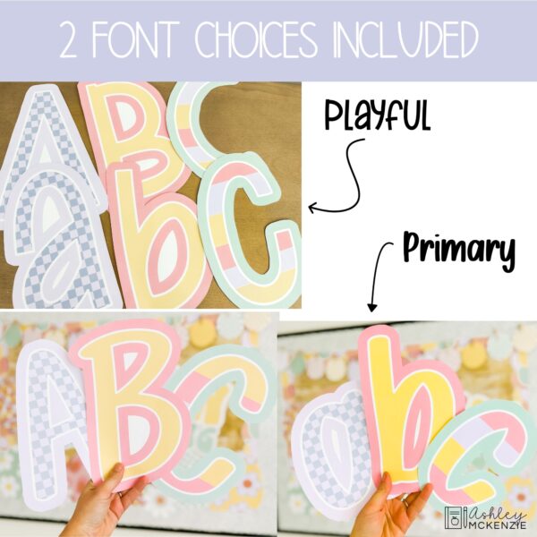 Retro Spring Bulletin Board Bundle Retro Spring Bulletin Board Bundle
