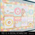 Retro Spring Bulletin Board Bundle