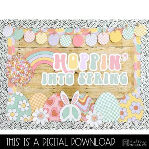 Retro Spring Bulletin Board Kit Retro Spring Bulletin Board Kit