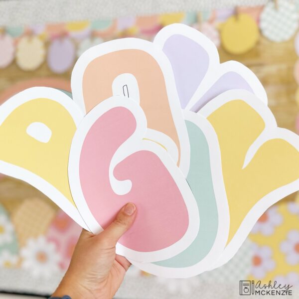 Retro Spring Bulletin Board Kit Retro Spring Bulletin Board Kit