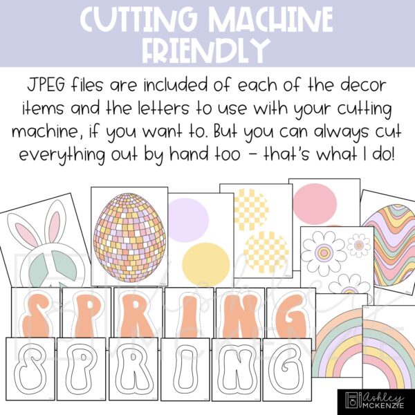 Retro Spring Bulletin Board Kit Retro Spring Bulletin Board Kit