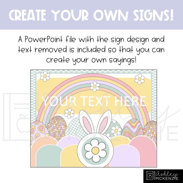 Retro Spring Classroom Door Decor Kit Retro Spring Classroom Door Decor Kit