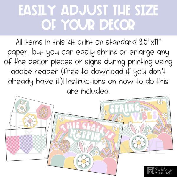 Retro Spring Classroom Door Decor Kit Retro Spring Classroom Door Decor Kit