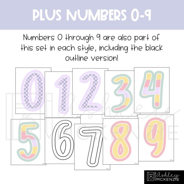 Retro Spring Primary Font A-Z Bulletin Board Letters, Punctuation, and Numbers Retro Spring Primary Font A-Z Bulletin Board Letters, Punctuation, and Numbers
