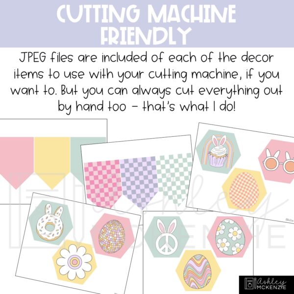 Retro Spring Classroom Door Decor Kit Retro Spring Classroom Door Decor Kit