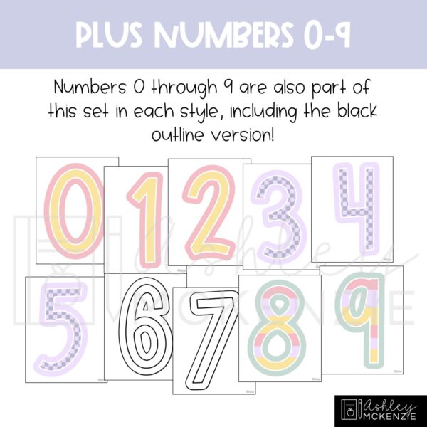 Retro Spring A-Z Bulletin Board Letters, Punctuation, and Numbers Retro Spring A-Z Bulletin Board Letters, Punctuation, and Numbers