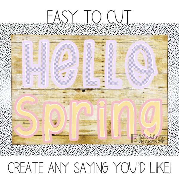 Retro Spring A-Z Bulletin Board Letters, Punctuation, and Numbers Retro Spring A-Z Bulletin Board Letters, Punctuation, and Numbers