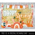 Hoppy Spring Bulletin Board Decor