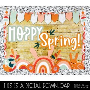Hoppy Spring Bulletin Board Decor Hoppy Spring Bulletin Board Decor