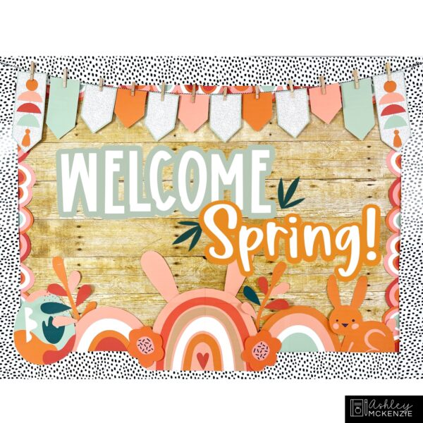 Hoppy Spring Bulletin Board Decor Hoppy Spring Bulletin Board Decor