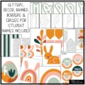 Hoppy Spring Bulletin Board Decor