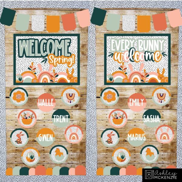 Hoppy Spring Classroom Decor Bundle Hoppy Spring Classroom Decor Bundle