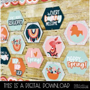 Hoppy Spring Classroom Decor Bundle