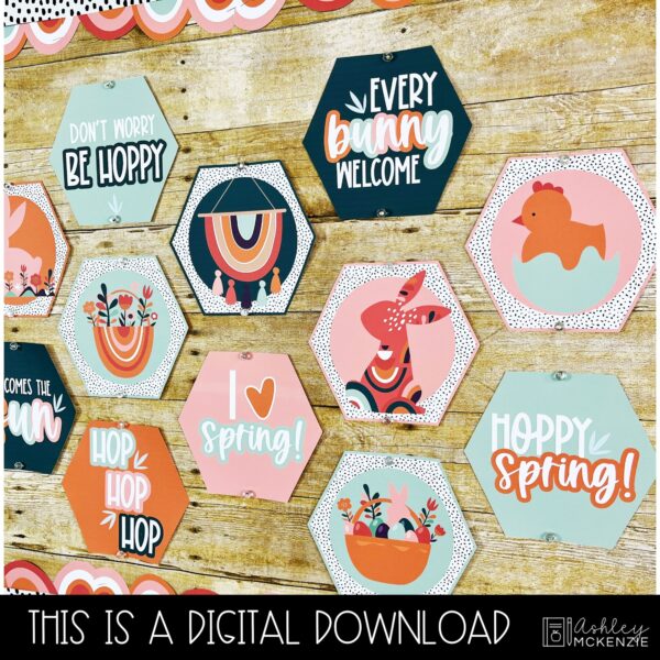 Hoppy Spring Classroom Decor Bundle Hoppy Spring Classroom Decor Bundle