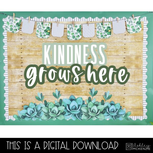 Modern Greenery Back to School Bulletin Board Kit Modern Greenery Back to School Bulletin Board Kit
