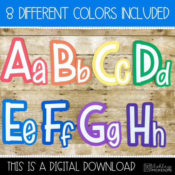 Primary Colors A-Z Bulletin Board Letters, Punctuation, and Numbers Primary Colors A-Z Bulletin Board Letters, Punctuation, and Numbers