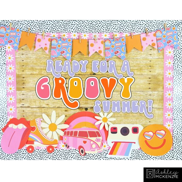 Retro Vibes Back to School and End of Year Bulletin Board Kit Retro Vibes Back to School and End of Year Bulletin Board Kit