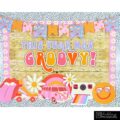 Retro Vibes Back to School and End of Year Bulletin Board Kit