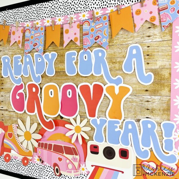 Retro Vibes Bulletin Board, Posters, A-Z Bulletin Board Letters, and Door Decor Mini Bundle Retro Vibes Bulletin Board, Posters, A-Z Bulletin Board Letters, and Door Decor Mini Bundle