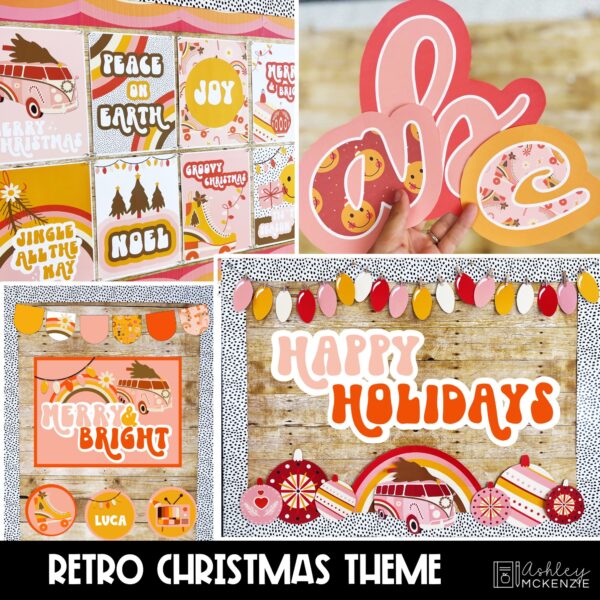 Retro Holidays and Seasonal Themed Bulletin Board Bundle Retro Holidays and Seasonal Themed Bulletin Board Bundle
