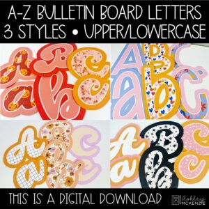 Retro Holidays and Seasonal Themed Bulletin Board Bundle