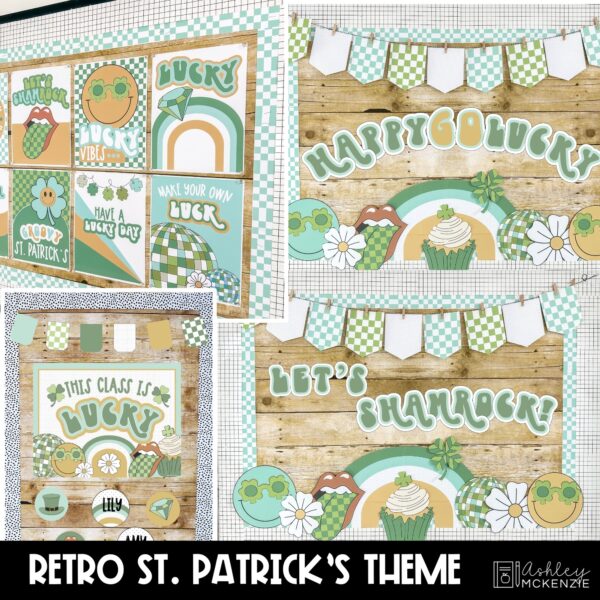 Retro Holidays and Seasonal Themed Bulletin Board Bundle Retro Holidays and Seasonal Themed Bulletin Board Bundle