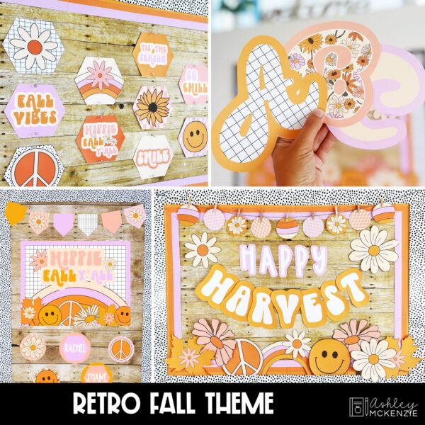 Retro Holidays and Seasonal Themed Bulletin Board Bundle Retro Holidays and Seasonal Themed Bulletin Board Bundle
