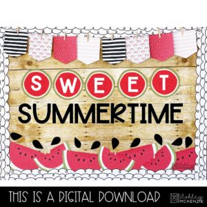 Summer Watermelons Bulletin Board or Door Decor Summer Watermelons Bulletin Board or Door Decor