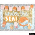 Boho Ocean Back to School and End of Year Bulletin Board Kit