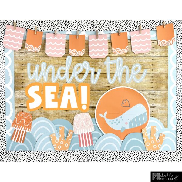 Boho Ocean Back to School and End of Year Bulletin Board Kit Boho Ocean Back to School and End of Year Bulletin Board Kit