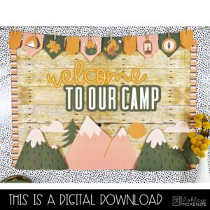 Camping Adventure Back to School Bulletin Board Kit