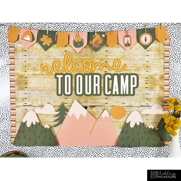 Camping Adventure Bulletin Board, Posters, A-Z Bulletin Board Letters, and Door Decor Mini Bundle Camping Adventure Bulletin Board, Posters, A-Z Bulletin Board Letters, and Door Decor Mini Bundle