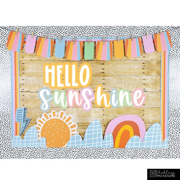 Hello Sunshine Back to School Bulletin Board Kit Hello Sunshine Back to School Bulletin Board Kit