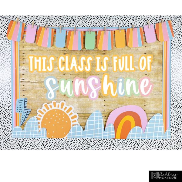 Hello Sunshine Bulletin Board, Posters, A-Z Bulletin Board Letters, and Door Decor Bundle Hello Sunshine Bulletin Board, Posters, A-Z Bulletin Board Letters, and Door Decor Bundle