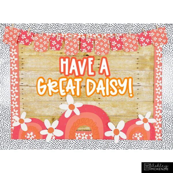 Daisy Dreams Bulletin Board, Posters, A-Z Letters, and Door Decor Bundle Daisy Dreams Bulletin Board, Posters, A-Z Letters, and Door Decor Bundle