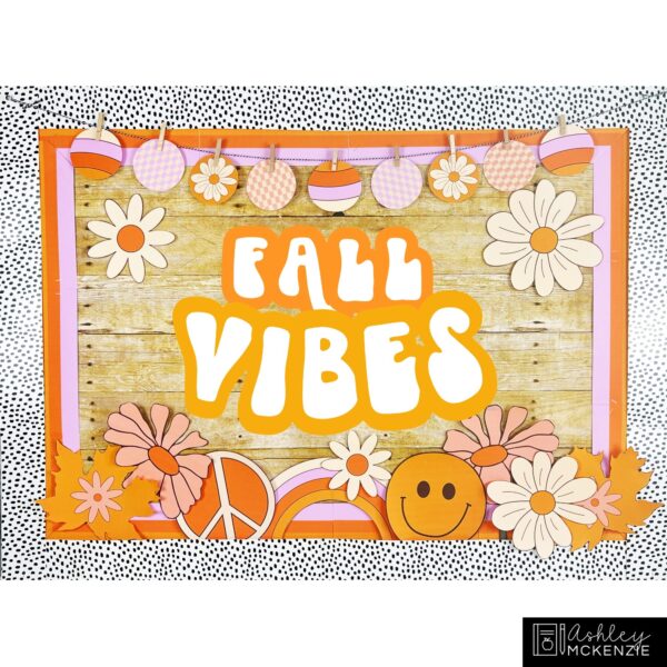 Retro Fall Bulletin Board, Posters, A-Z Bulletin Board Letters, and Door Decor Bundle Retro Fall Bulletin Board, Posters, A-Z Bulletin Board Letters, and Door Decor Bundle