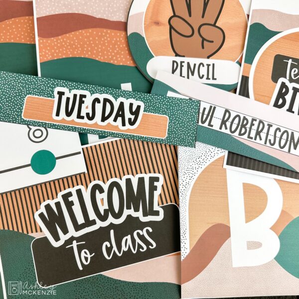 Abstract Landscape Classroom Decor Bundle Abstract Landscape Classroom Decor Bundle