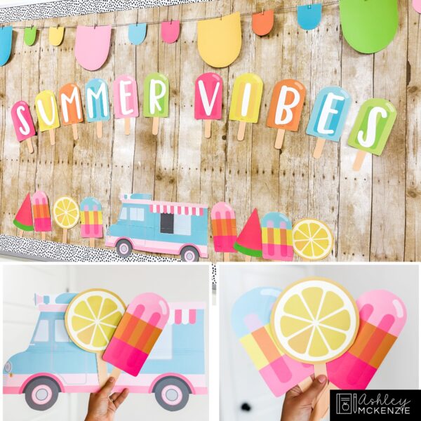 End of the Year Summer Popsicle Theme Bulletin Board Kit End of the Year Summer Popsicle Theme Bulletin Board Kit