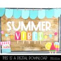 End of the Year Summer Popsicle Theme Bulletin Board Kit