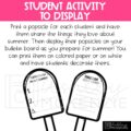 End of the Year Summer Popsicle Theme Bulletin Board Kit