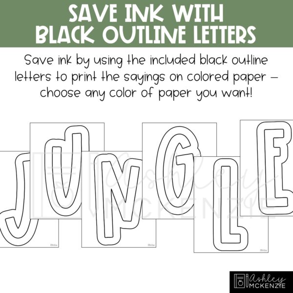 Modern Jungle Back to School Bulletin Board Kit Modern Jungle Back to School Bulletin Board Kit
