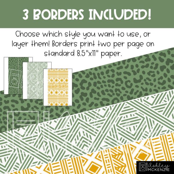Modern Jungle Back to School Bulletin Board Kit Modern Jungle Back to School Bulletin Board Kit