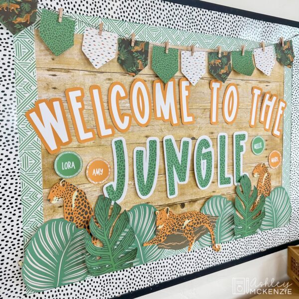 Modern Jungle Back to School Bulletin Board Kit Modern Jungle Back to School Bulletin Board Kit