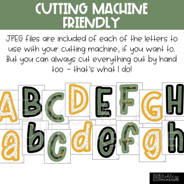 Modern Jungle A-Z Bulletin Board Letters, Punctuation, and Numbers Modern Jungle A-Z Bulletin Board Letters, Punctuation, and Numbers