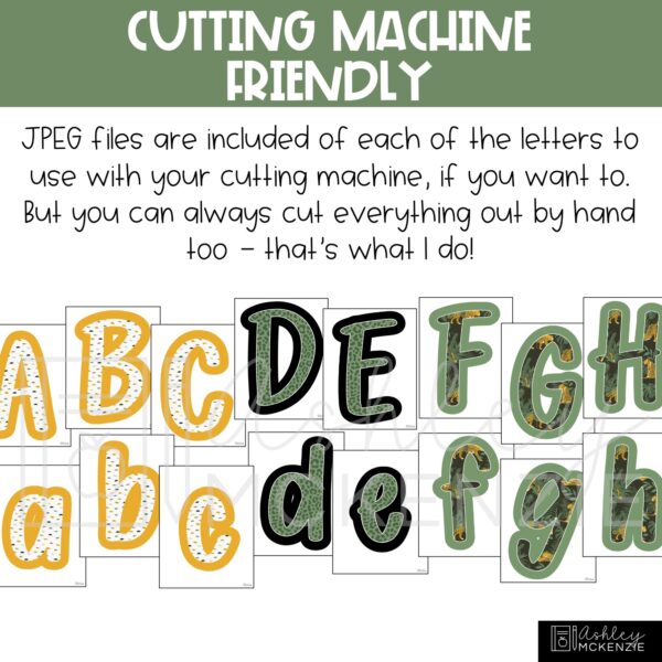 Modern Jungle Primary Font A-Z Bulletin Board Letters, Punctuation, and Numbers Modern Jungle Primary Font A-Z Bulletin Board Letters, Punctuation, and Numbers