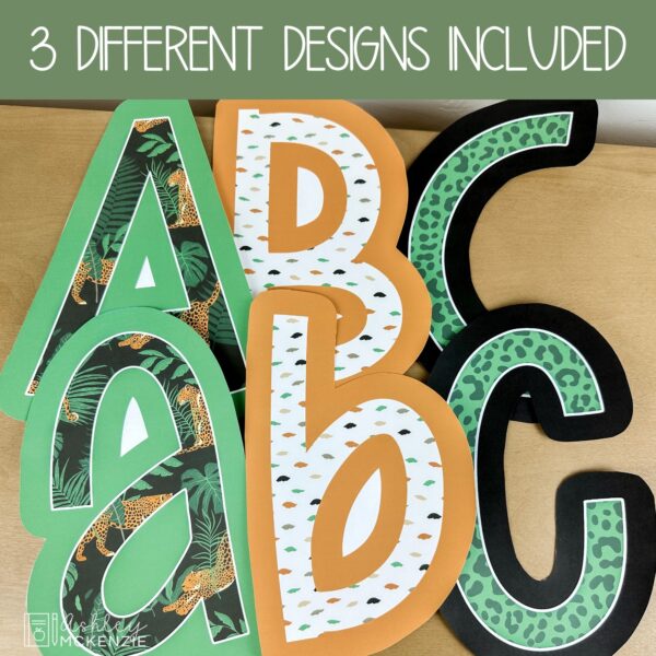 Modern Jungle Classroom Decor Bundle Modern Jungle Classroom Decor Bundle