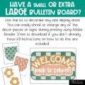 Modern Checkered Back to School Bulletin Board Kit