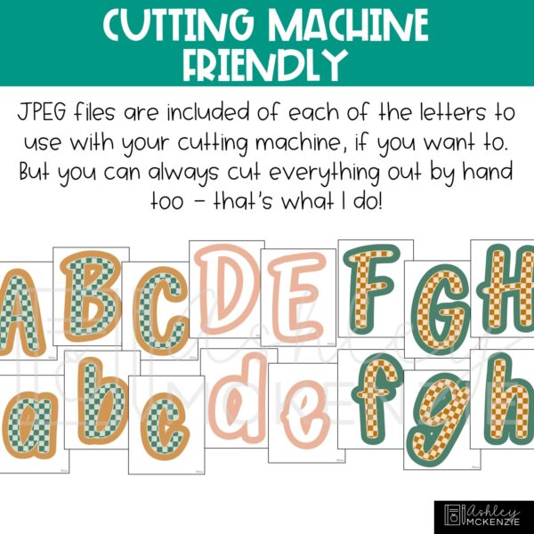 Modern Check Primary Font A-Z Bulletin Board Letters, Punctuation, and Numbers Modern Check Primary Font A-Z Bulletin Board Letters, Punctuation, and Numbers