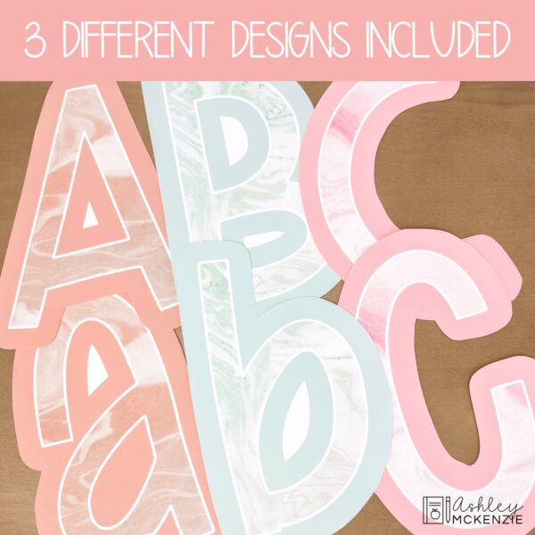 Marbled Pastel Classroom Decor Bundle Marbled Pastel Classroom Decor Bundle